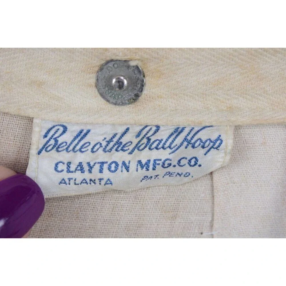 Vintage Collapsible Hoop Skirt Caged Crinoline Frame Belle O' the Ball with Case - Picture 7 of 17